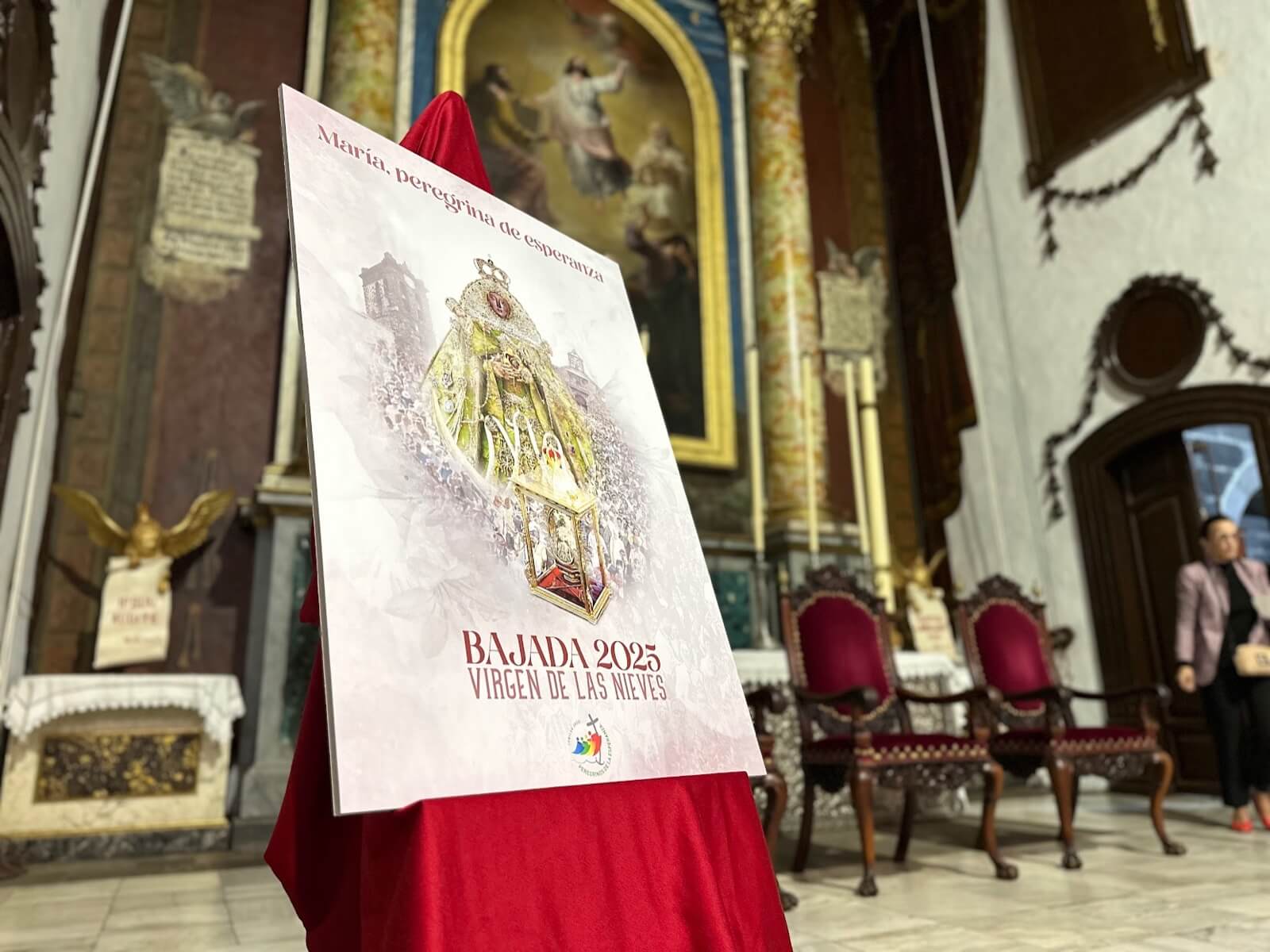Lee más sobre el artículo Presentación del cartel religioso de la Bajada de la Virgen