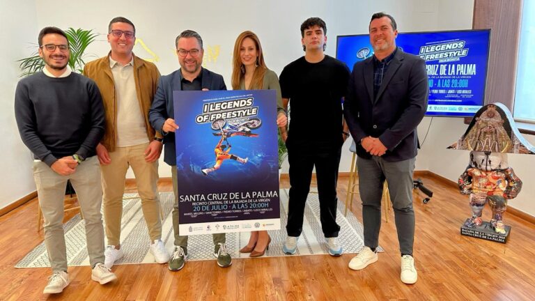 Santa Cruz de La Palma acogerá en julio el espectáculo del motocross extremo  ‘Legends of Freestyle Isla Bonita’