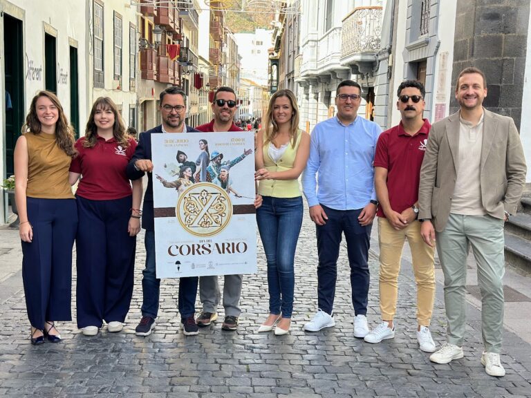 Santa Cruz de La Palma presenta el cartel de la décima edición del Día del Corsario que este año se incorpora a la programación de las Fiestas Lustrales